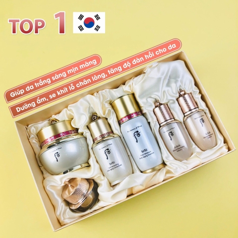 Set kem tái sinh Whoo Bichop tặng tinh chất 250kw (6ea) tăng 1%