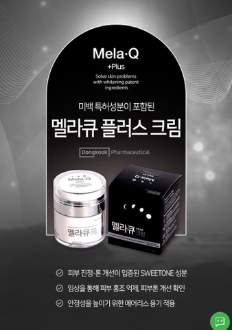 Kem dưỡng trắng trị nám Mela Q hiệu thuốc 50g (100ea)