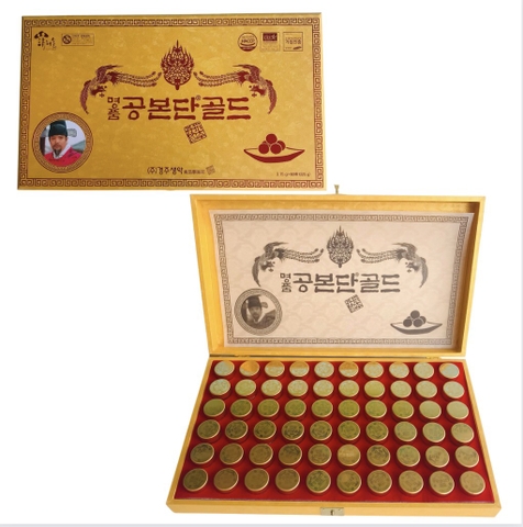 B02 - Viên hoàn đông trùng hạ thảo điều hoà huyết áp hộp vàng 60 viên (10ea)