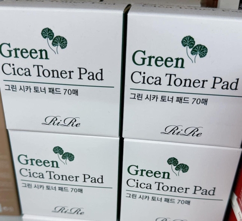 Miếng nước hoa hồng rau má Rire toner pad 70 miếng (40ea)