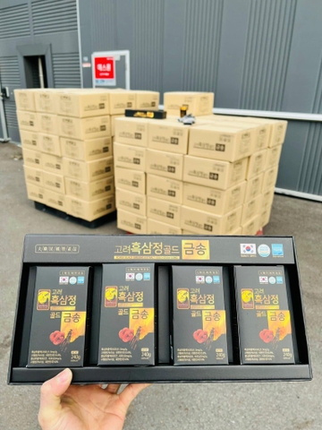 (DQ1) B01-Cao sâm đen đông trùng linh chi Korea 4 lọ x 240g (10ea)