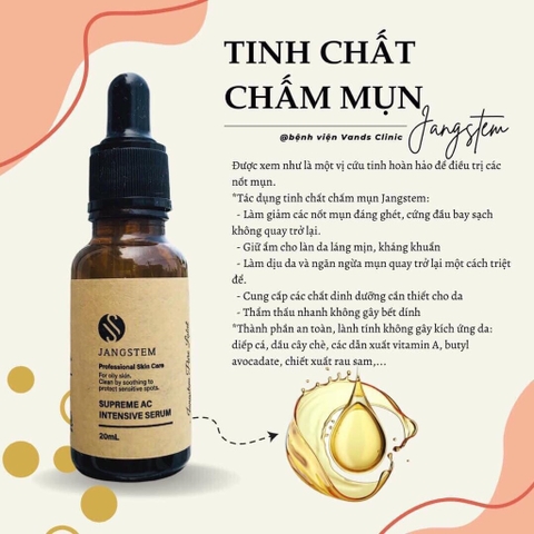 Tinh chất trị mụn  jangstem bệnh viện vands clinic 24kw