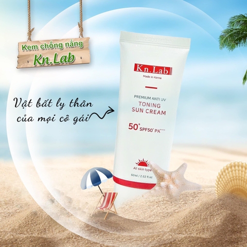 Kem chống nắng nâng tone dưỡng trắng  Kangnamlab Kn.Lab 60ml (100ea)