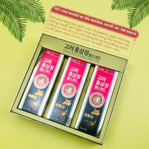 Hồng sâm người lớn 6 năm tuổi 365 hộp 30 gói (20ea)