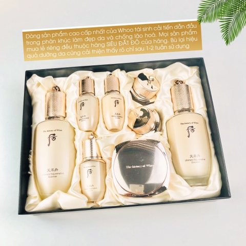 Set whoo hoa run tái sinh 3sp 370kw tăng 2% (8ea)