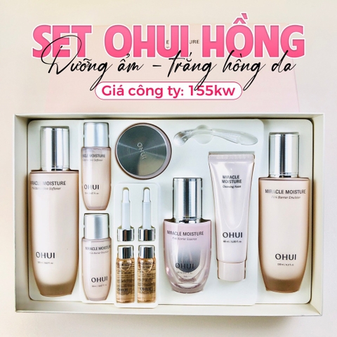 Set ohui hồng cấp ẩm 4sp 155kw (8ea)