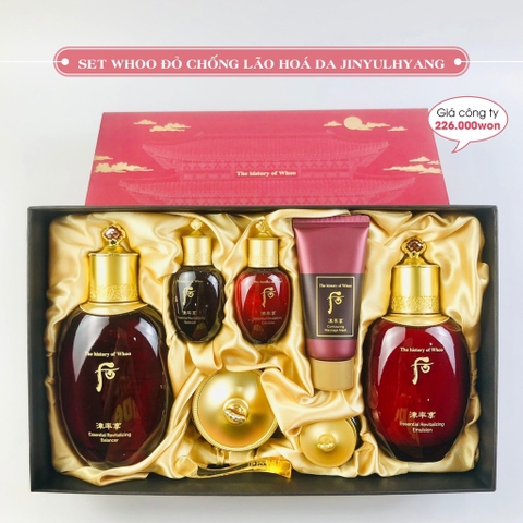 Set whoo đỏ chống lão hoá 3sp 226kw tăng 6% (8ea)