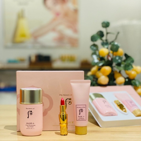 Set chống nắng whoo hồng tăng 1% 48kw (20ea)