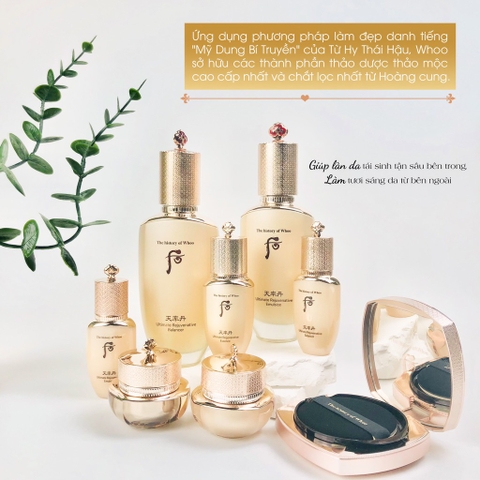 Set whoo hoa run tái sinh 3sp 370kw tăng 2% (8ea)