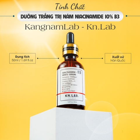 Tinh chất dưỡng trắng trị nám Niacinmide 10% B3 50ml KangnamLab - Kn.Lab