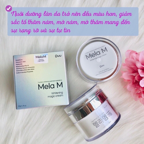 Kem trị nám tàn nhang MELA M - Dr.MH 50g (50ea)