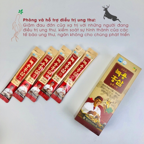 Nước sâm lộc nhung hươu ông dược sỹ 30 gói 10ml (15ea)
