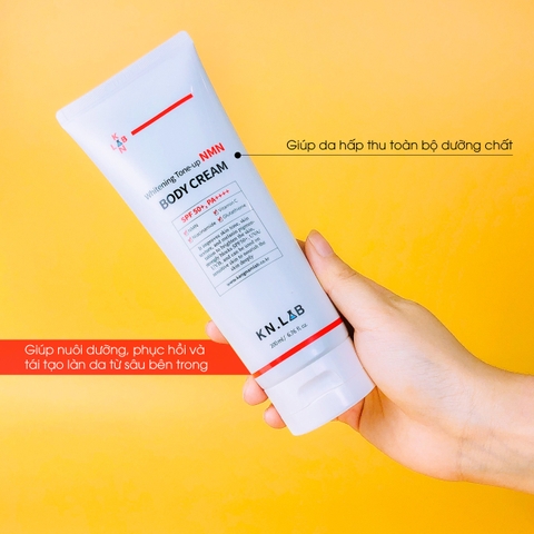 Kem body chống nắng dưỡng trắng nâng tone NMN Spf 50+ PA++++ Kangnamlab - Kn.Lab (40ea)