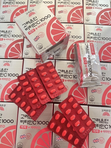 Viên uống VITAMIN C EUNDAN 1000mg 120 Hàn Quốc 120 viên (50ea)