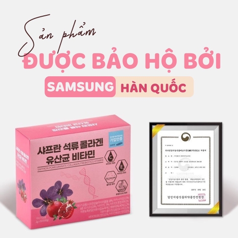 Bột collagen hoa nhuỵ tây 30 gói 2g(90ea)