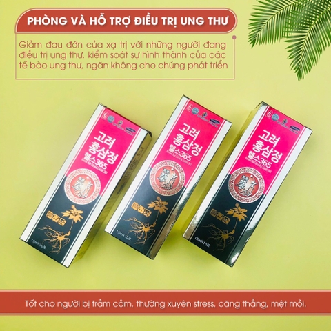 Hồng sâm người lớn 6 năm tuổi 365 hộp 30 gói (20ea)