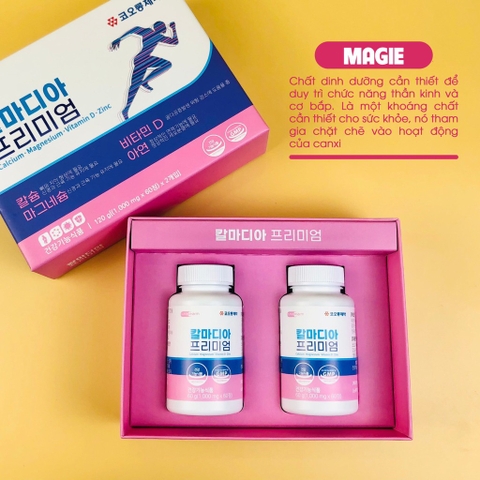 Viên uống bổ sung Canxi ,vitamin C và kẽm xương khớp hãng dược Kolon Pharm (30ea)