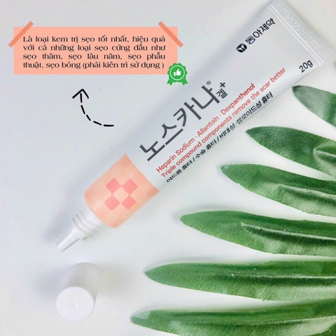 Kem trị sẹo Noscarna  dạng gel 20g (200ea)