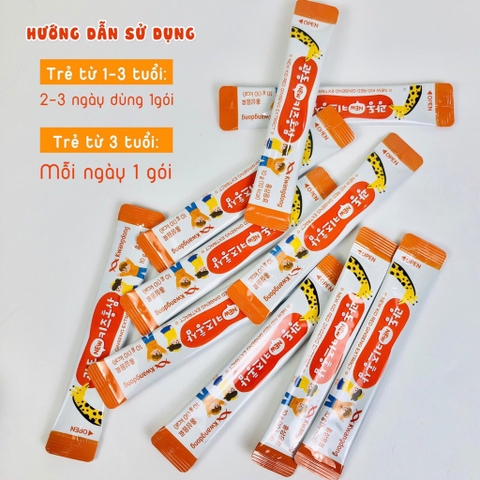 Hồng Sâm trẻ em kwangdong 30 gói 10gam (20ea)