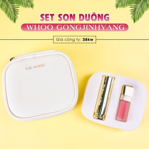 Set son whoo hồng 38kw (30ea)