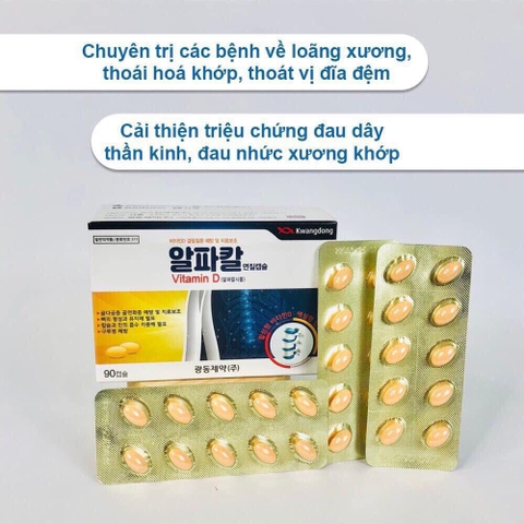 Thuốc đặc trị thoái hoá đốt sống hiệu thuốc Kwangdong 180 viên (47ea)