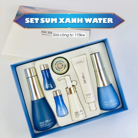 Set sum xanh cấp nước trị mụn 2sp 115kw (8ae)