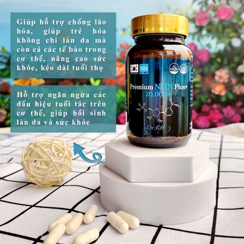 Viên Uống Cải Lão Hoàn Đồng NMN Hàn Quốc 90 Viên uống 3 tháng (50ea)