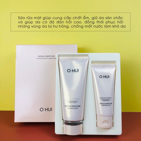 Set sữa rửa mặt ohui hồng 36kw (28ea) tăng 3%