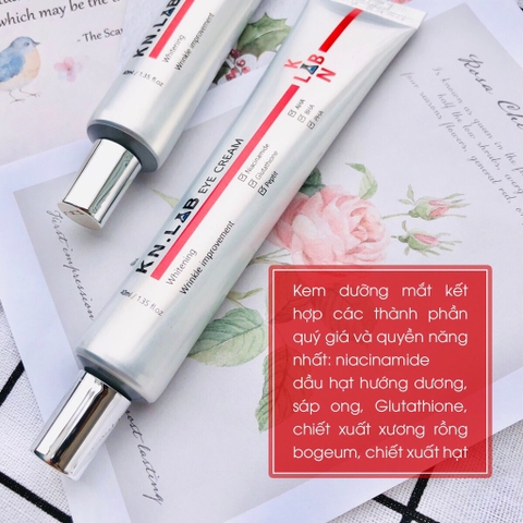 Kem dưỡng trắng trị thâm mắt Glutathione KangnamLab - Kn.Lab 40ml (100ea)