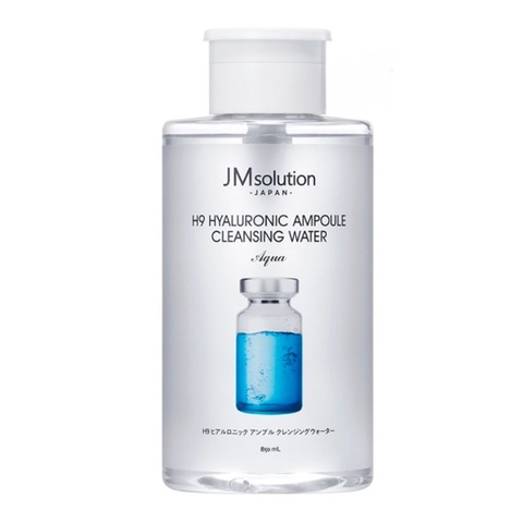 Nước tẩy trang cấp ẩm JM solution H9 Hyaluronic Ampoule Cleansing Water Aqua  850ml