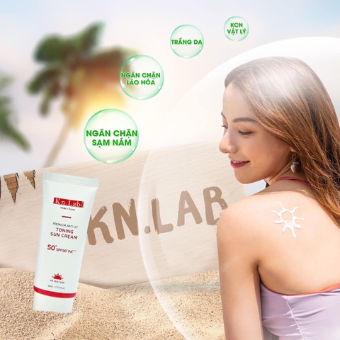 Kem chống nắng nâng tone dưỡng trắng  Kangnamlab Kn.Lab 60ml (100ea)