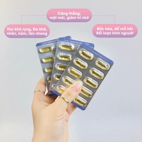 TPCN - Viên cân bằng nội tiết tố nữ tím G300 hộp 120 viên (20ea)