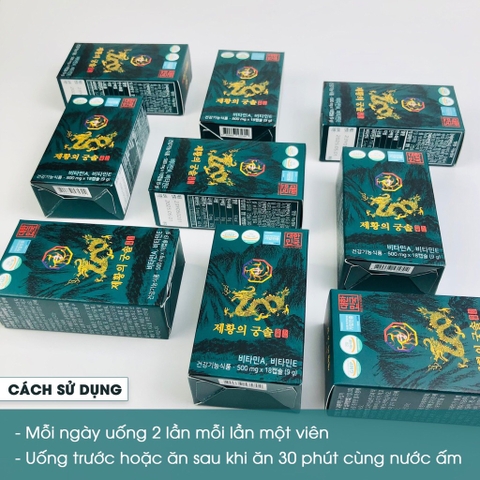 Tinh dầu thông đỏ hoàng đế 180 viên Cheon Je Hwang (10ae)