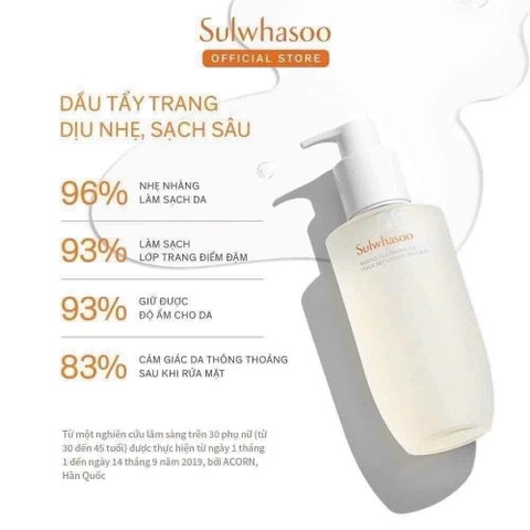 Dầu tẩy trang Sulwhasoo mini 50ml (100ea)
