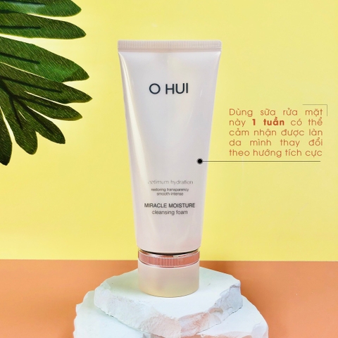 Set sữa rửa mặt ohui hồng 36kw (28ea) tăng 3%