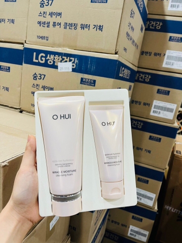 Set sữa rửa mặt ohui hồng 36kw (28ea) tăng 3%