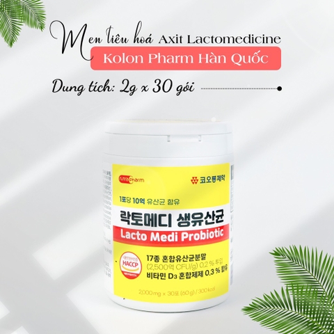 TPCN - Men tiêu hoá hãng dược Kolon pharm 60 gói 60gam (60ea)