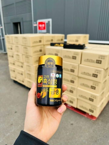 (DQ1) B01-Cao sâm đen đông trùng linh chi Korea 4 lọ x 240g (10ea)