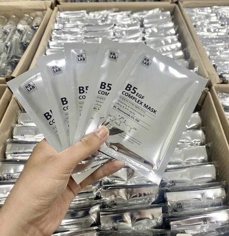 Mặt nạ B5 Kr.Lab cấp ẩm phục hồi dưỡng trắng EGF complex Mask B5 niacinamide EGF