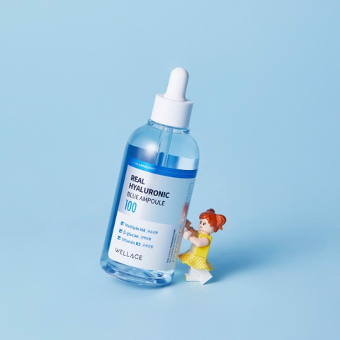 Tinh chất dưỡng da Wellage Real Hyaluronic Blue 75ml