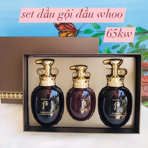 B01-Set dầu gội đầu whoo 65kw (8ea)