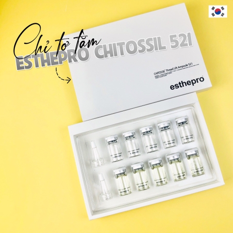 Chỉ tơ tằm esthemax chitossil (52ea)