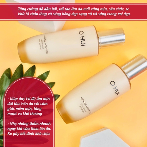 Set ohui hồng dưỡng ẩm 3sp 115kw tăng 1% (8ea)