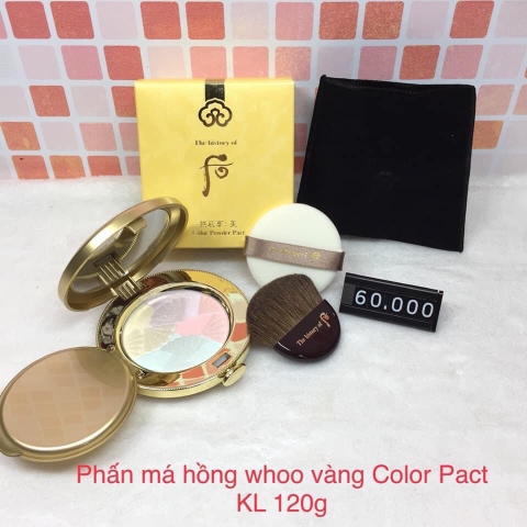 Phấn ngũ sắc má hồng whoo 60kw (40ea)