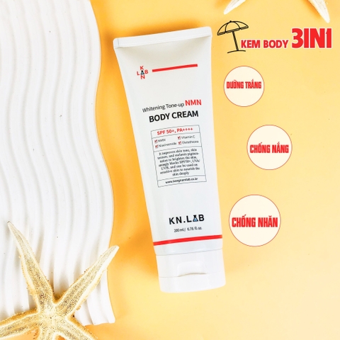 Kem body chống nắng dưỡng trắng nâng tone NMN Spf 50+ PA++++ Kangnamlab - Kn.Lab (40ea)