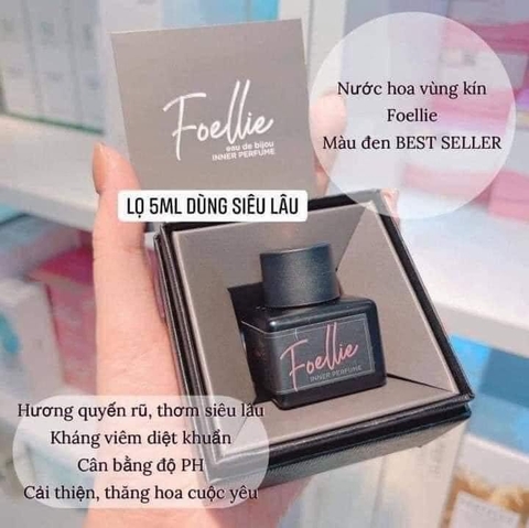 B01-(HĐ) Nước hoa vùng kín FOELLIE màu đen (100ae)