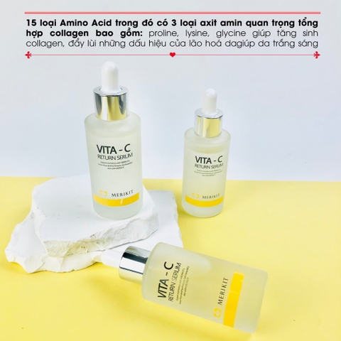 Serum dưỡng trắng đều màu da VITA - C Ronas 50ml 80ea)