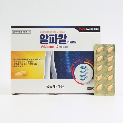 Thuốc đặc trị thoái hoá đốt sống hiệu thuốc Kwangdong 180 viên (47ea)