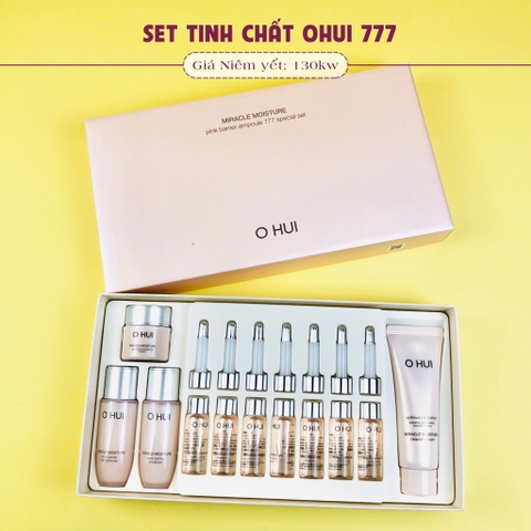 Set tinh chất tế bào gốc ohui căng bóng 777 130kw tăng 1% (20ea)