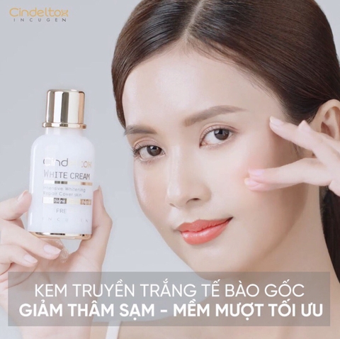 (HĐ) Kem Dưỡng Trắng Da Incugen Cindel Tox White Cream Premium mẫu mới